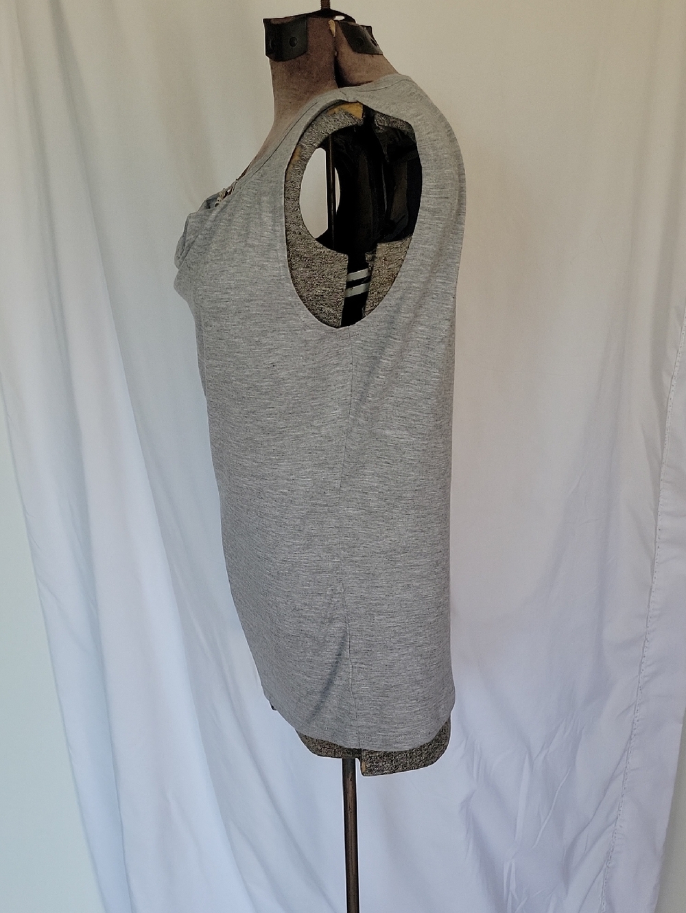 Michael Kors Tank Top, Small, Gray/Silver - Picture 3 of 8